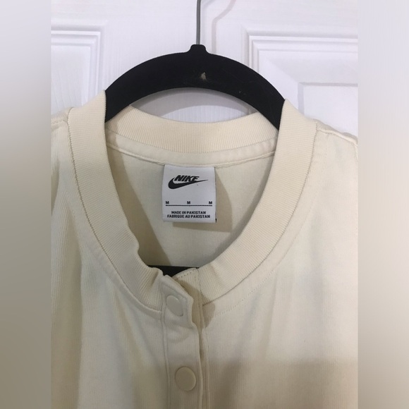 Nike Girls Cream Sleeveless Romper - Picture 5 of 7